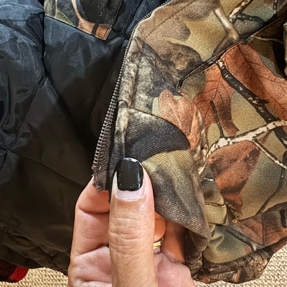 TrailCrest Boy's Medium Tactical Hoodie Jacket Insulated Warm Camo Hunting Gear - Picture 9 of 9